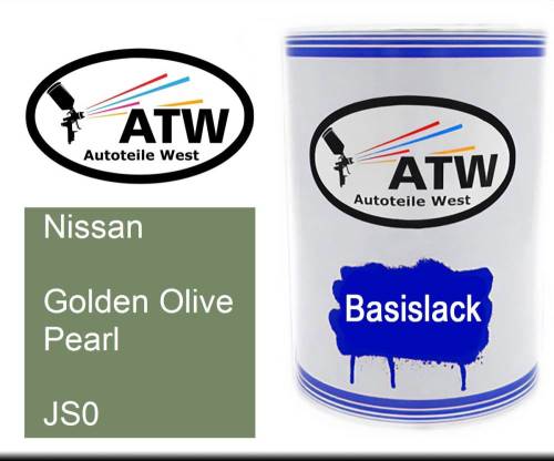 Nissan, Golden Olive Pearl, JS0: 500ml Lackdose, von ATW Autoteile West.